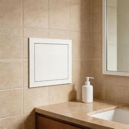 Access Panel for Drywall - Recessed Aluminum Wall Access Door for Ceiling, Plumbing & HVAC - Paintable Hidden Inspection Hatch - Durable C Door Cover in Kuwait