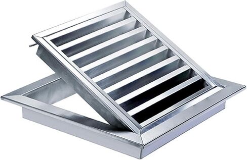 Louvered Access Panel for Drywall - 304 Stainless Steel Inspection Door for Plumbing & HVAC, Wall & Ceiling Access Hatch for Bathroom & Basement Repairs in Kuwait