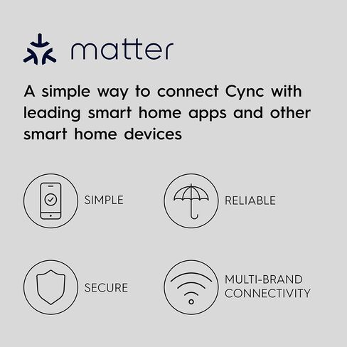 GE Cync Smart LED Light Bulbs, Color Changing Decorative Light Bulbs, Indoor WiFi Lights, Matter Compatible, Compatible with Alexa and Google Home, Medium Base (3 Pack) in Kuwait