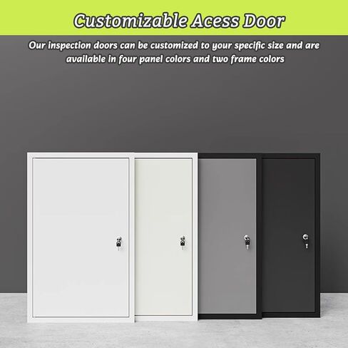 Access Panel, Recessed Metal Inspection Hatch Panel for Home Kitchen Bathroom, Customizable Paintable Access Ports in Kuwait