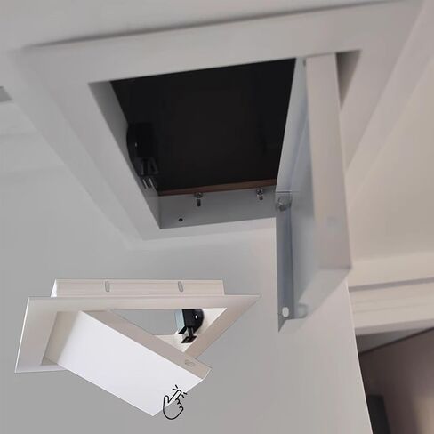 Click Open Access Panel Door for Ceiling/Wall, Attic Door Inspection Hatch Cover, Vent Access Meter Hole Box Door Plate, Cus in Kuwait