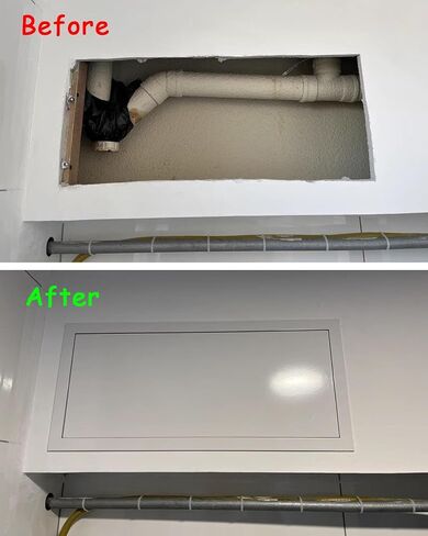 Click Open Access Panel Door for Ceiling/Wall, Attic Door Inspection Hatch Cover, Vent Access Meter Hole Box Door Plate, Cus in Kuwait