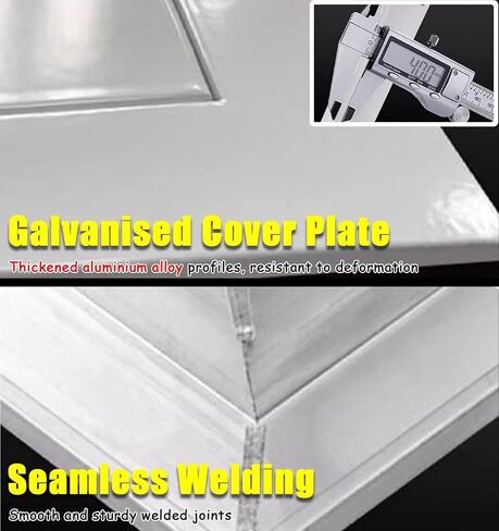 Click Open Access Panel Door for Ceiling/Wall, Attic Door Inspection Hatch Cover, Vent Access Meter Hole Box Door Plate, Cus in Kuwait