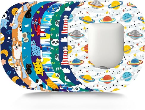 40 عبوة من رقعات Omnipod 5 الزائدة، رقعات مقاومة للماء لـ Omnipod 5 | نسيج حريري مسامي خالٍ من اللاتكس، جراب Pals Omni Pod 5، طبقة لاصقة، تبقى آمنة لمدة 7+ أيام in Kuwait