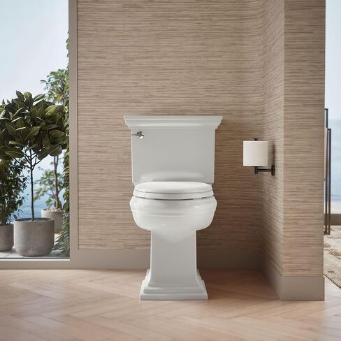 KOHLER Memoirs Stately Continuousclean St Two-Piece Elongated Toilet With Concealed Trapway, 1.28 Gpf in Kuwait