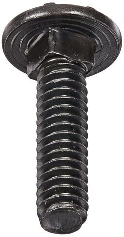 Steel Carriage Bolt, Grade 2, Plain Finish, Square Neck, Round Head, Meets ASME B18.5/ASTM A307, 1-3/4" Length, Fully Threaded, 3/8"-16 UNC Threads (Pack of 50) in Kuwait