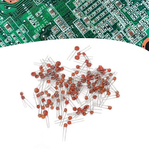 مجموعة متنوعة من المكثفات السيراميكية، 600 قطعة 30 قيمة 2pf-100nf 50V مكونات إلكترونية، مكثفات رطوبة عالية الثبات لمشاريع إصلاح النماذج الأولية لتصميم الدوائر in Kuwait