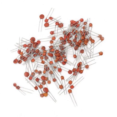 مجموعة متنوعة من المكثفات السيراميكية، 600 قطعة 30 قيمة 2pf-100nf 50V مكونات إلكترونية، مكثفات رطوبة عالية الثبات لمشاريع إصلاح النماذج الأولية لتصميم الدوائر in Kuwait