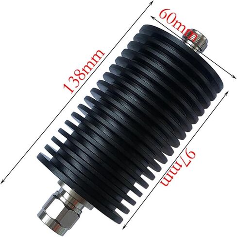 Attenuator DC-3GHz 4GHz 50W 100W N Male to N Female Attenuator Coaxial Fixed 1-40DB(N M to N F 50W 3GHz,20DB) in Kuwait