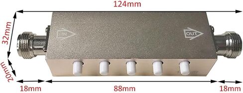 المخفف القابل للتعديل 0 ~ 30dB خطوة المخفف DC-3 جيجا هرتز 5 واط N-KK ذكر إلى ذكر موصل المخففات القابلة للتعديل 5 مفتاح الضغط in Kuwait