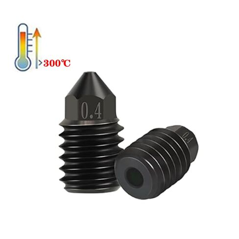 0.4 مللي متر سيراميك Hotend مع 2 قطعة 0.4 مللي متر فوهات فولاذية صلبة لكوبرا S1 كومبو طقم نهاية ساخنة رأس الطباعة بالوعة الحرارة كتلة خرطوشة التدفئة الثرمستور in Kuwait