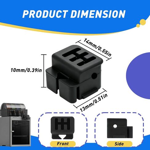 6 قطع من فرش السيليكون المتوافقة مع Bambu Lab X2D P2S Hotend | ملحقات الطابعة ثلاثية الأبعاد، مناديل تنظيف للتثبيت لمدة 3 ثوانٍ، فرشاة سيليكون فائقة المقاومة، أداة تنظيف فوهة خالية من الخدش in Kuwait