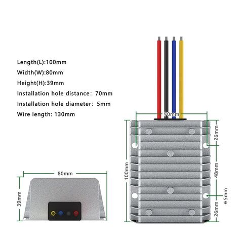 DC Isolated Power Converter 9-36Vto 12V 20A Voltage Regulator in Kuwait