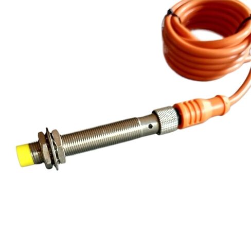 M12 inductive Proximity Sensor Switch NPN NO/NC/NO+NC 4mm Non-Flush Type with 180 Straight Connector detect Distance(NO and NC) in Kuwait