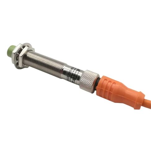 M12 2mm الاستشعار عن بعد مستشعر القرب الاستقرائي مع موصل كابل مستقيم مفاتيح النهج المعدنية in Kuwait