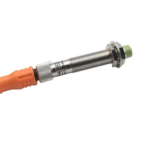 M12 2mm الاستشعار عن بعد مستشعر القرب الاستقرائي مع موصل كابل مستقيم مفاتيح النهج المعدنية in Kuwait