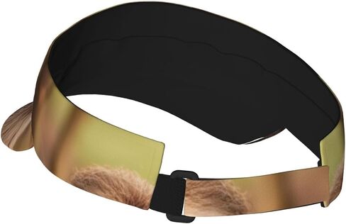 Baby Sloth Print Sports Sun Visor Hats Adjustable Running Golf Tennis Sun Cap for Women Men Black in Saudi Arabia