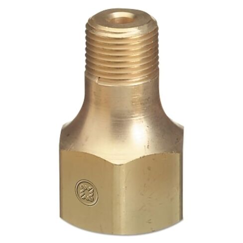 محولات مخرج NPT ذكر B-70 من Western Enterprises لخطوط الأنابيب المتعددة، الأرجون/الهيليوم/النيتروجين، 1/4 بوصة، اتصال أنثى/ذكر، طول 0.5 in Kuwait