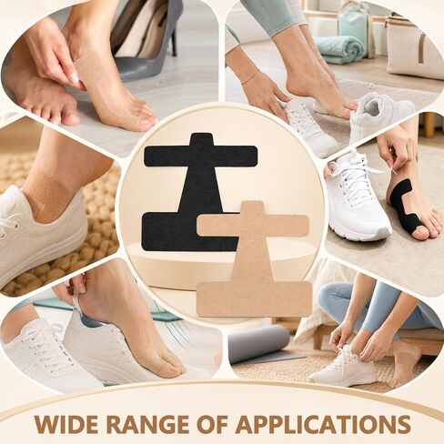 40 Pcs Pre-Cut Bunion Corrector Kinesiology Tape, Elastic Waterproof Bunion Tape for Bunion Pain Relief, Latex-Free Toe Support Strips, Self-Adhesive Hallux Valgus Corrector for All People in Kuwait