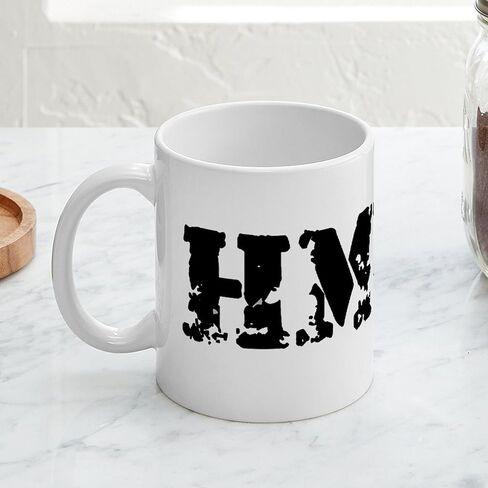 كوب CafePress HMFIC باللون الأسود سعة 11 أونصة (325 مل) كوب قهوة من السيراميك in Kuwait