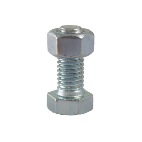 مجموعة Metal Depot Orange (25 حزمة) 1/2 بوصة × 1 1/4 بوصة A307 مجموعة مسامير وصواميل مطلية بالزنك - قفل فولاذي برأس سداسي مع لمسة نهائية مقاومة للتآكل للبناء والتأطير واستخدام الأجهزة العامة in Kuwait
