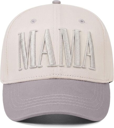 Womens Mama Trucker Hat, Vintage Embroidered Mom Baseball Cap, Trendy New Mama Gifts for Women in Kuwait