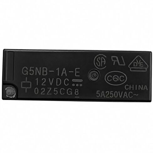 G5NB-1A-E-12VDC 9 Pack PCB Power Relay، 4-Pin SPST-NO 1 Form A، 5A 250VAC 30VDC، 720 ملف، مرحل للأغراض العامة من خلال الفتحة غير قابل للإغلاق in Kuwait
