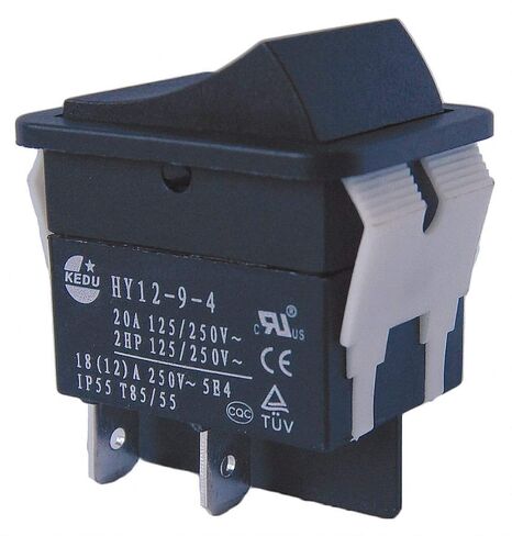 Rocker Switch, Dpst, 4 Connections in Kuwait