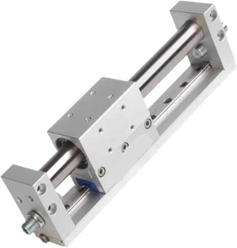 Magnetically Coupled Rodless Cylinder RMH10 RMH16 RMH20 RMH25-50S 100S 150S 200S 250S 300S 350S 400S Slide Type 1pcs(RMH25,Stroke 50S) in Kuwait