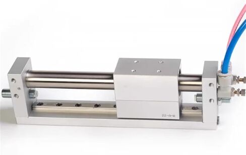 Magnetically Coupled Rodless Cylinder RMH10 RMH16 RMH20 RMH25-50S 100S 150S 200S 250S 300S 350S 400S Slide Type 1pcs(RMH25,Stroke 50S) in Kuwait