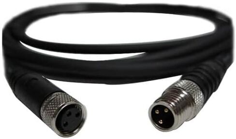 10pcs M8 3 pin Female Cable A Coding Waterproof Molding Pins Plug to Male with 1M 26AWG Wire in Kuwait