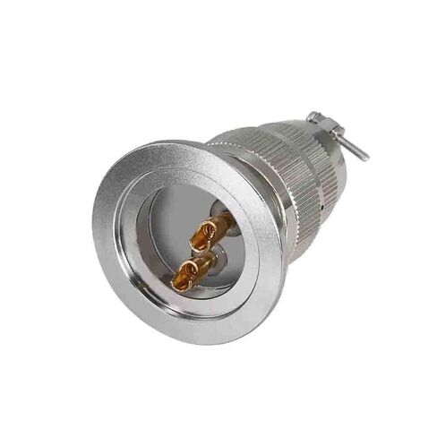 Sealed Aviation Connector KF25-02 2 Pin Glass Male and Female Plugs for Vacuum Connection in Kuwait