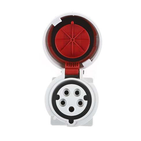 5P 32A IP67 Concealed Straight Socket Flange Panel Mount PDU Data Center Stage Industrial in Saudi Arabia