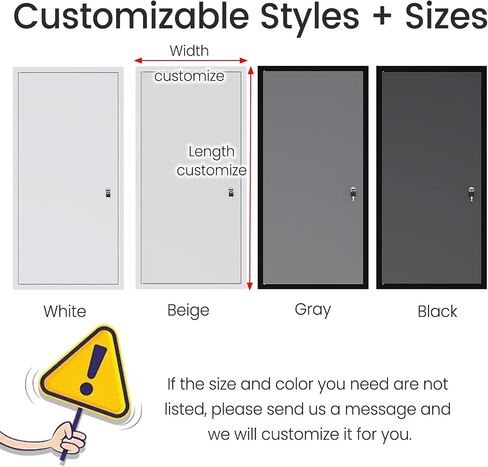 Recessed Metal Plumbing Access Panel for Drywall - Lockable Wall Hatch Cover for Hydrants, Electrical, and Inspections - Sizes: 20x20, 20x36, 28x32, 26x32 (66x81cm) in Kuwait