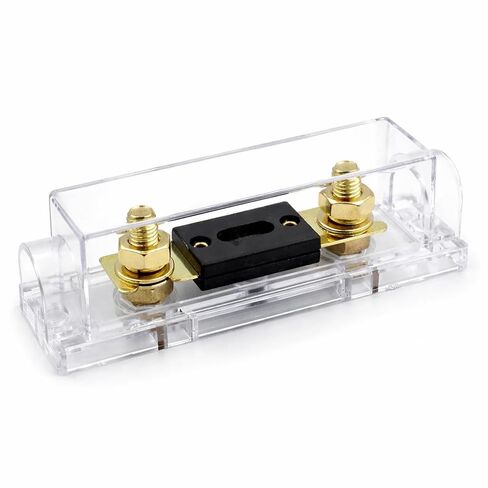 MGI SpeedWare ANL Fuse Holder with Fuse – Heavy-Duty Inline Fuse Block for 12V/24V Automotive, Marine, RV & Car Audio Power Systems (200 AMP) in Kuwait