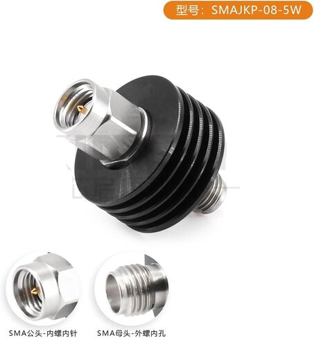 Attenuator 5W coaxial attenuator 8G Stainless Steel Head 1-30dB SMA Male to Female(XQY-SMAJKP-08-5W-30dB) in Kuwait