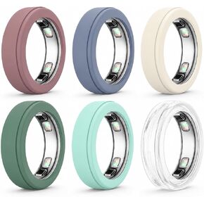 عبوة من 6 أغطية حلقية لـ Oura Ring 5، حافظة حماية من السيليكون المضاد للخدش لـ Oura Ring Gen 5 in Kuwait