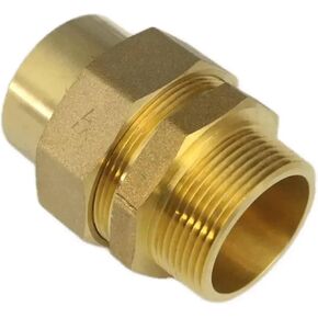1/2" 3/4" 1" 1-1/4" 1-1/2" 2" bspt Male x Socket Welding Union Brass Pipe Fitting Connector(DN20x22mm) in Saudi Arabia