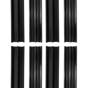 4 Sets 4FT Plastic Sliding Door Track Set Fit for 1/4" Thick Panels Cabinet | Double Rails Panel, Glass Window Cabinet Door Track for Sliding Closet Doors, Black Hardware in Saudi Arabia
