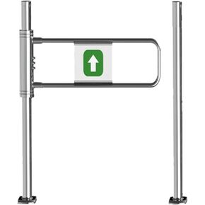 Unidirectional Swing Gate, Entrance Safety Barrier for Supermarkets & Factories, Push in Only, Durable Aisle Protector in Kuwait