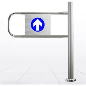 Automatic Rebound Swing Gate, One-Way Entrance Door for Safety and High Traffic Areas in Supermarkets and Libraries in Kuwait