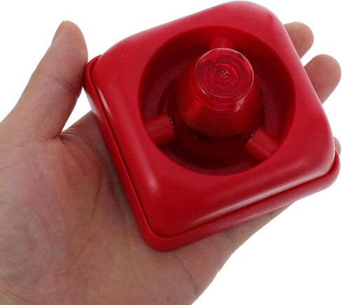 Dc 12v-24v Industrial Sound and Light Alarm Siren with Flashing Strobe, Loud Fire Warning Siren for Factory, Office, Home Safety and Alert Device in Saudi Arabia