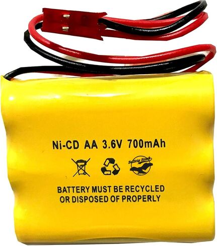 3.6V 700mAh NiCd Exit Sign Battery Replacement Emergency Lighting (10 Pack) S/L 026-148 SL026148 BT-905 P-P504 BT-800 in Kuwait