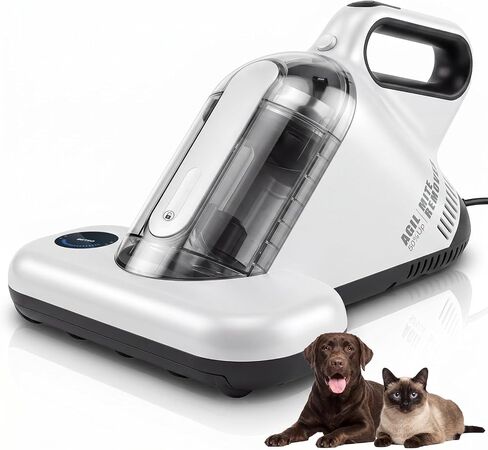 UV Mattress Vacuum Cleaner 16Kpa, Bed Vacuum with Smart Dust Sensor & HEPA Filter, 450W Couch Cleaner Machine for Pet Hair, Upholstery, Bed, Sofa Deep Cleaning in Kuwait