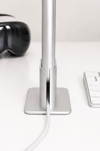 Workstation Dock Compatible with Apple Vision Pro — Aluminum Battery Stand with Cable Retention in Kuwait