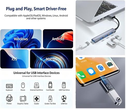 شاحن متعدد لـ MagicBand+ وMagic Band، مركز شحن 4 في 1 مع محول طاقة، شاحن معصم سحري لسماعات حلقة حزام الساعة الذكية وسماعات الأذن in Kuwait