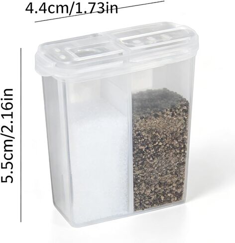Travel Salt and Pepper Shakers, Mini Portable Spice Shaker for Camping,Travel,Outdoor Cooking in Kuwait