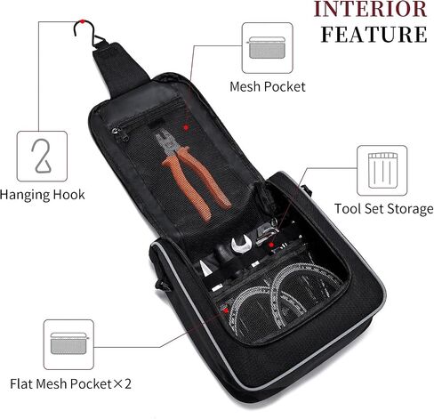 Portable Horseshoe Storage Bag for Carrying Horseshoe Outdoor Game Equipment,Lightweight and Durable,Can Store 2 Pairs of Horseshoes(Bag Only) in Kuwait