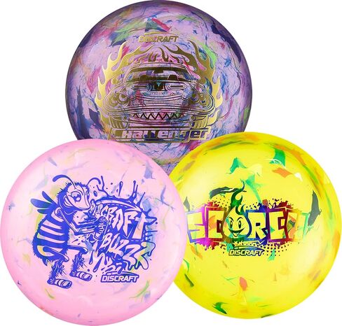 Jawbreaker Lightweight Disc Golf Set | Collection Includes: Challenger, Buzzz, and Scorch Disc (Colors and Foils Will Vary) in Kuwait