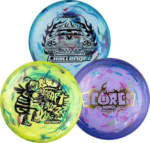 Jawbreaker Lightweight Disc Golf Set | Collection Includes: Challenger, Buzzz, and Scorch Disc (Colors and Foils Will Vary) in Kuwait